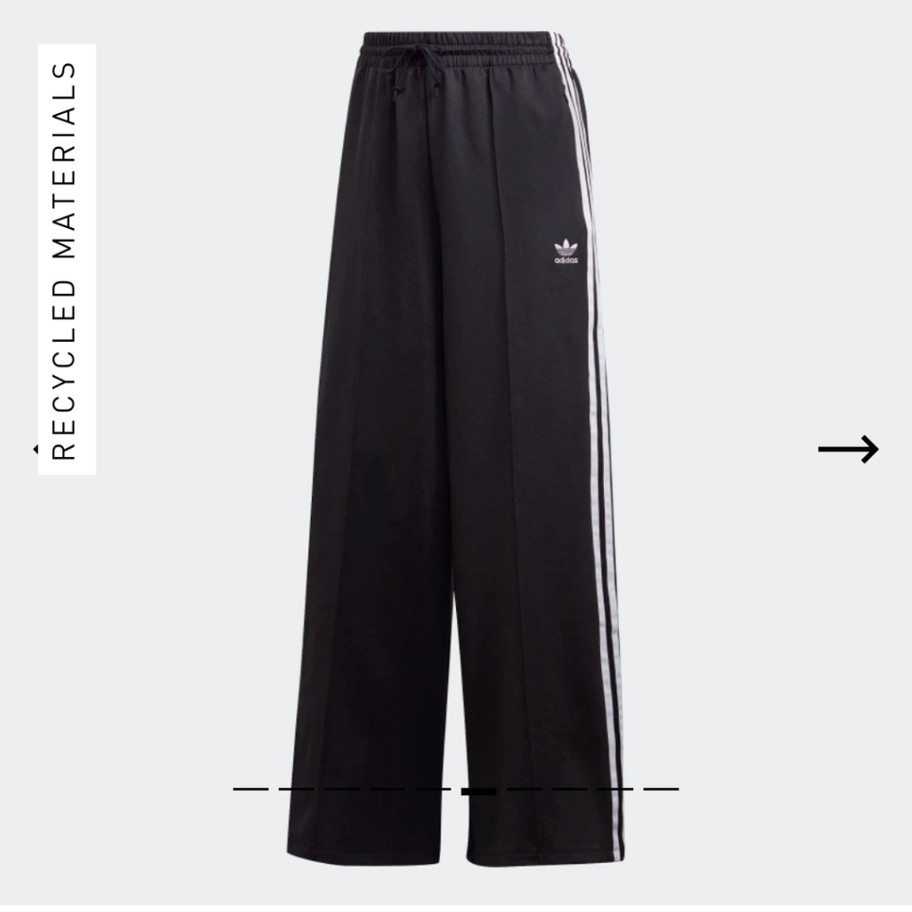 Wide leg adidas pants